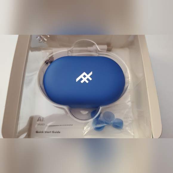 iFrogz Airtime Pro 2 Wireless Earbuds Blue by Zagg - Picture 3 of 4